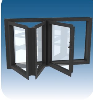 Sistema plegable de aluminio